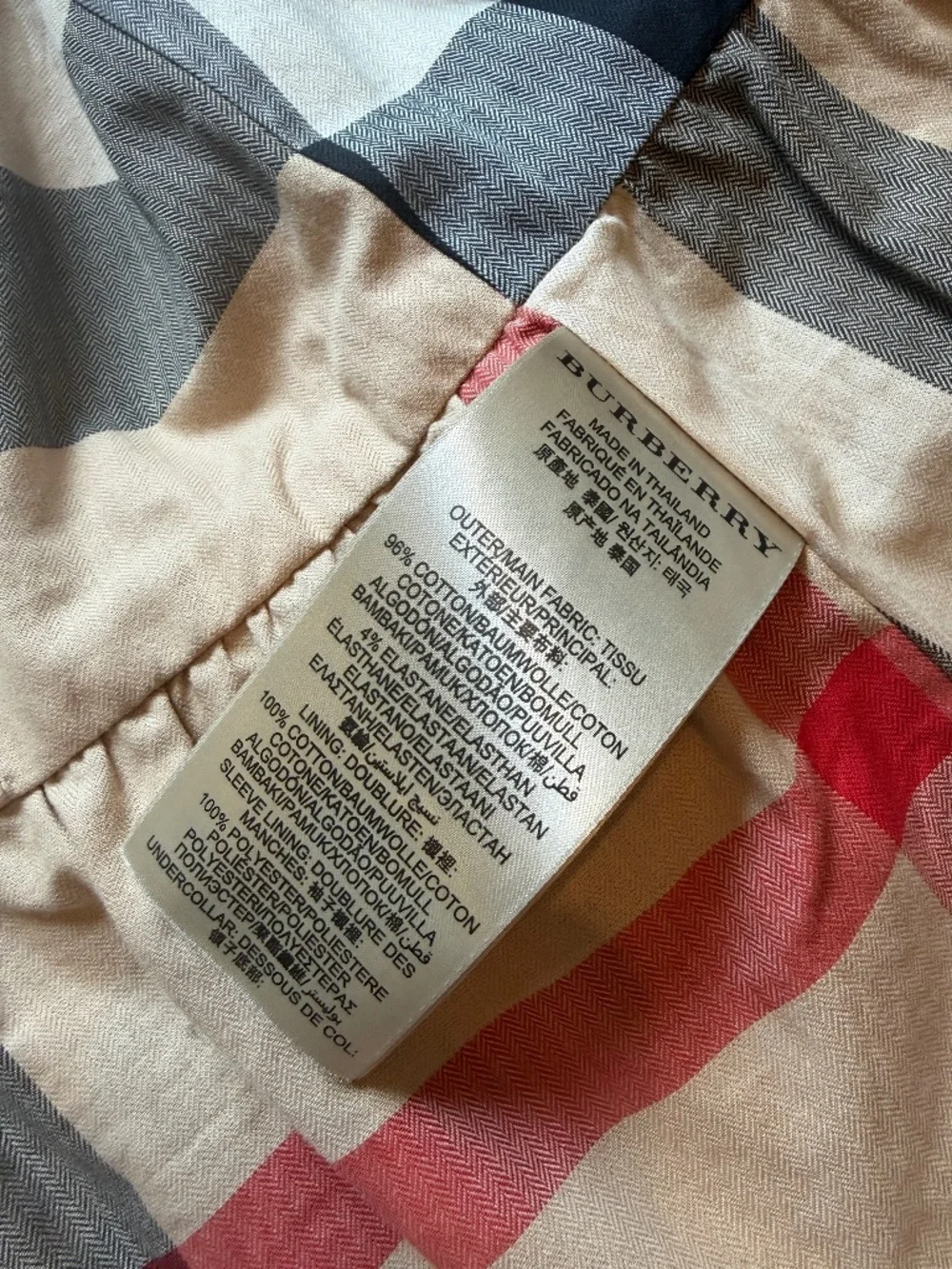 Burberry short trench Size 6 US - Picture 4 of 7